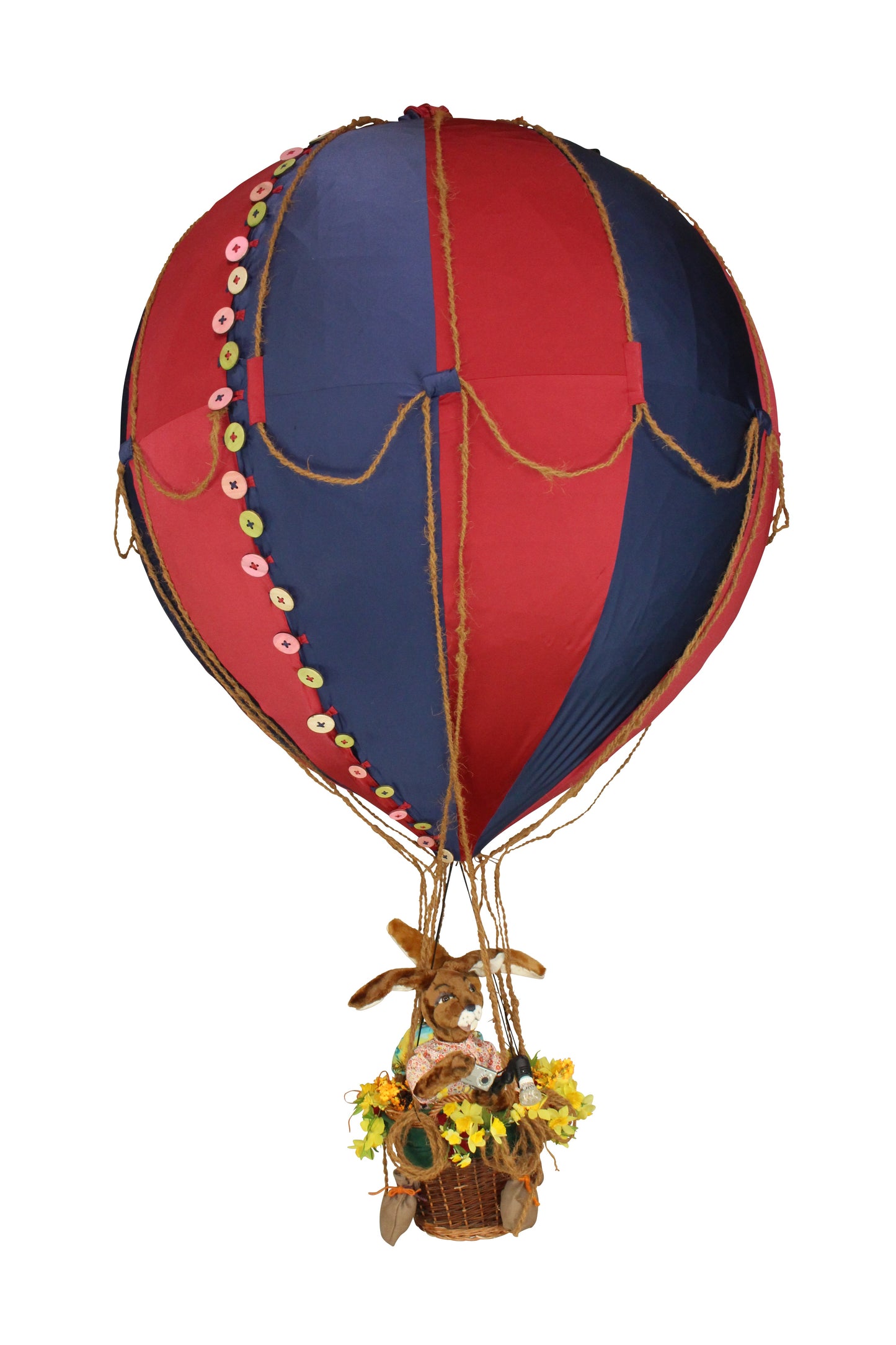 Ballon, Fesselballon 190 cm mit Hasenbesatzung