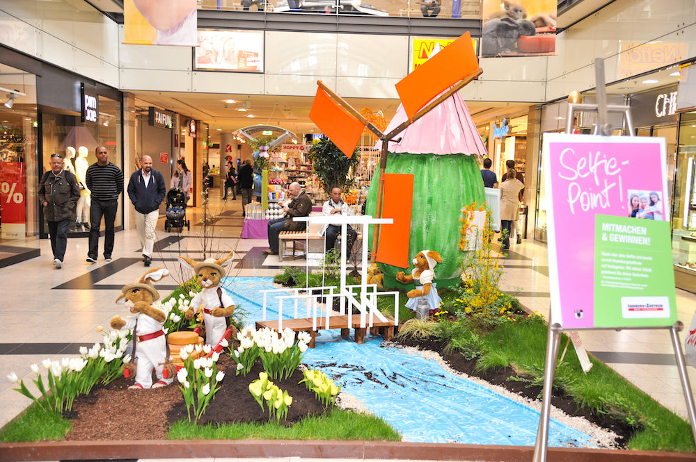 Windmühle für Osterdekorationen