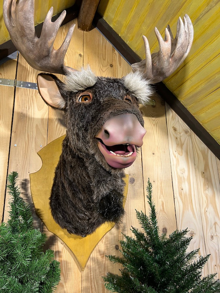 Elchkopf sprechend als Animationsfigur mit 10 Bewegungen