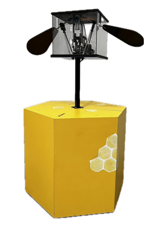 Flügelschlagmechanik ein Element der Bienenausstellung