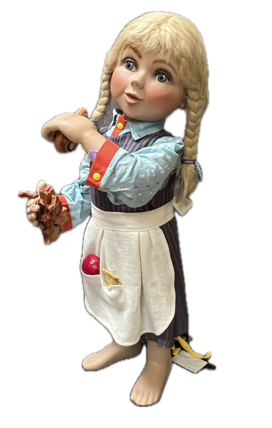 Gretel-Märchenfigur aus dem Märchen "Hänsel und Gretel"