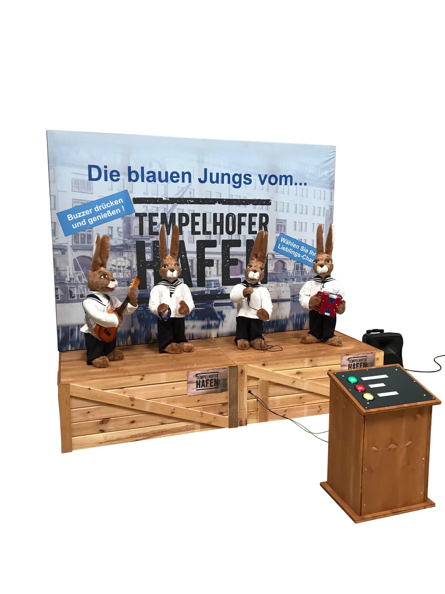 Singende musizierende Hasen "Chanty Hasen"