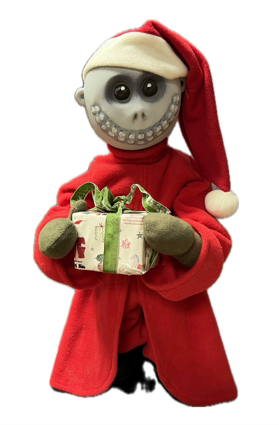 Der grinsende Jack mit Geschenk