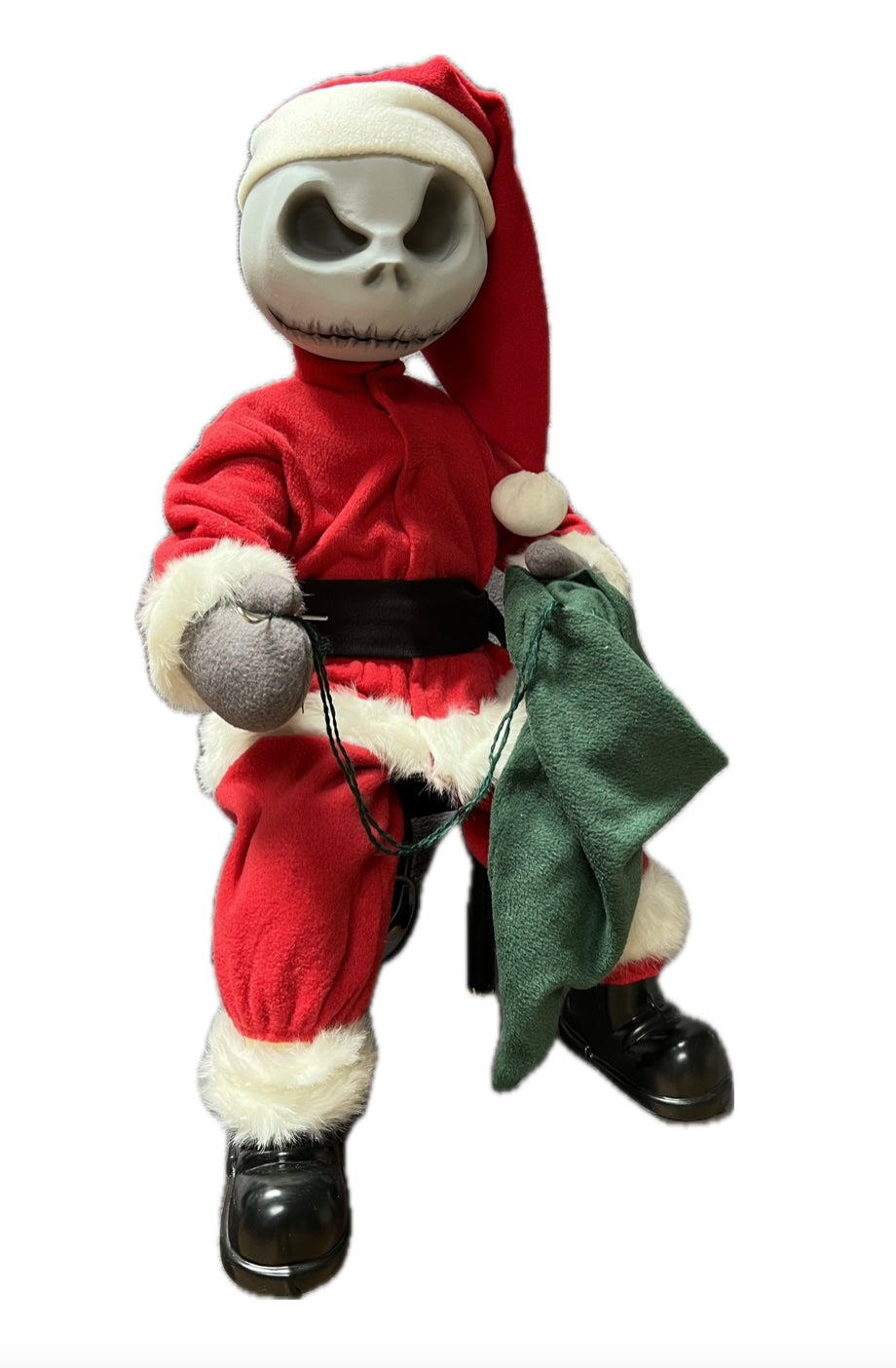 Jack flickt einen Jutesack