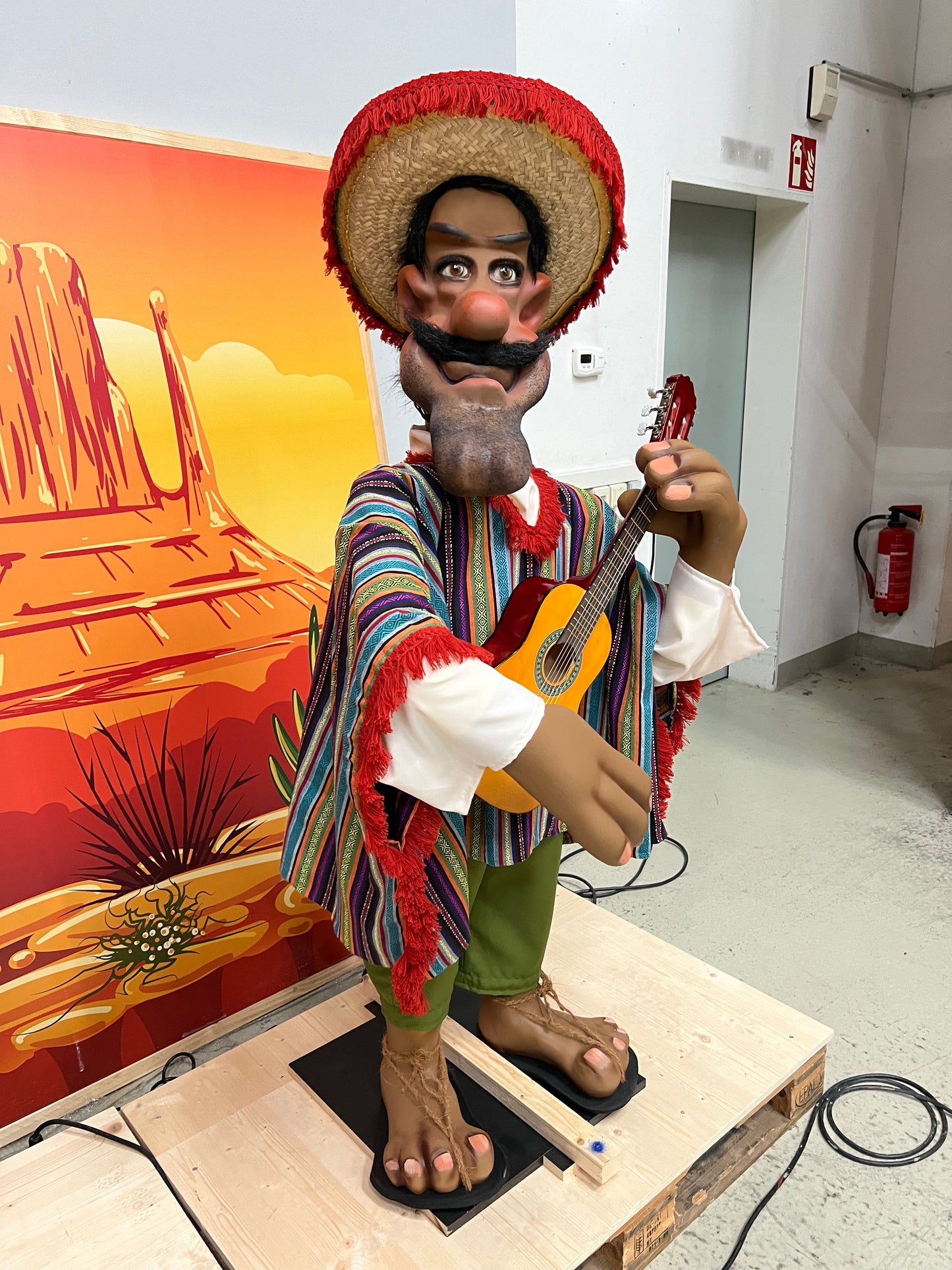 Musikerfigur-Mexikaner-Gitarrist