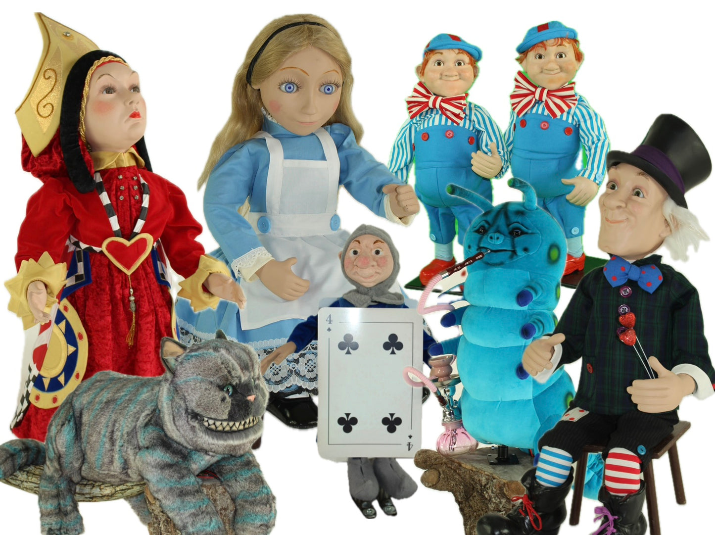 Alice im Wunderland Figurengruppe