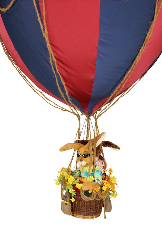 Ballon, Fesselballon 190 cm mit Hasenbesatzung