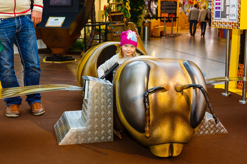 Die Ruderbiene Kraftmessgerät