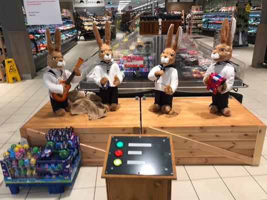 Singende musizierende Hasen "Chanty Hasen"