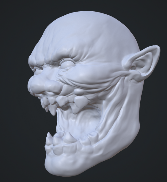 Cheese Head Figurenkopf 3D Druck