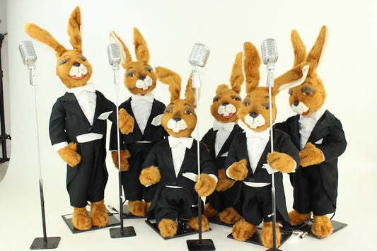 Hasengruppe Comedian Harmonist Akapella Hasenfiguren