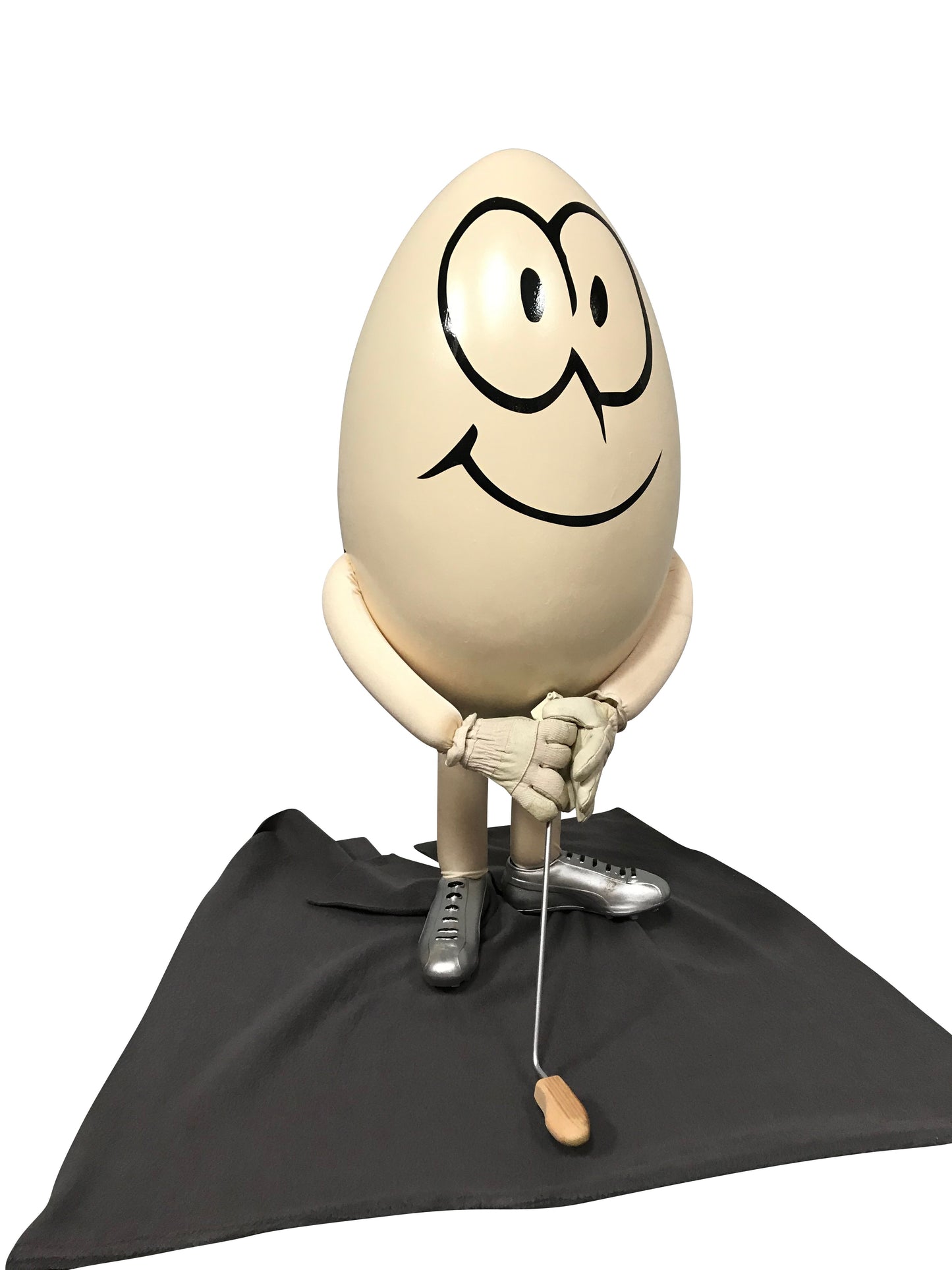 Ei-Osterei als Golfer