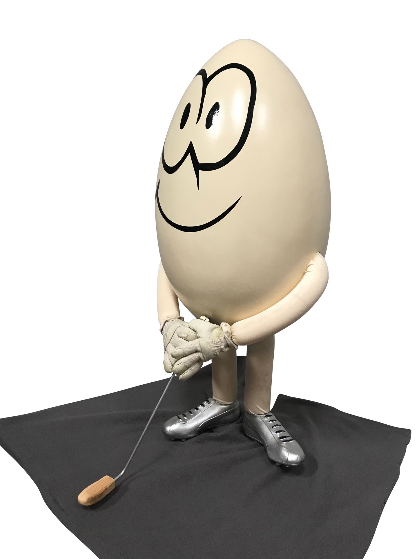 Ei-Osterei als Golfer