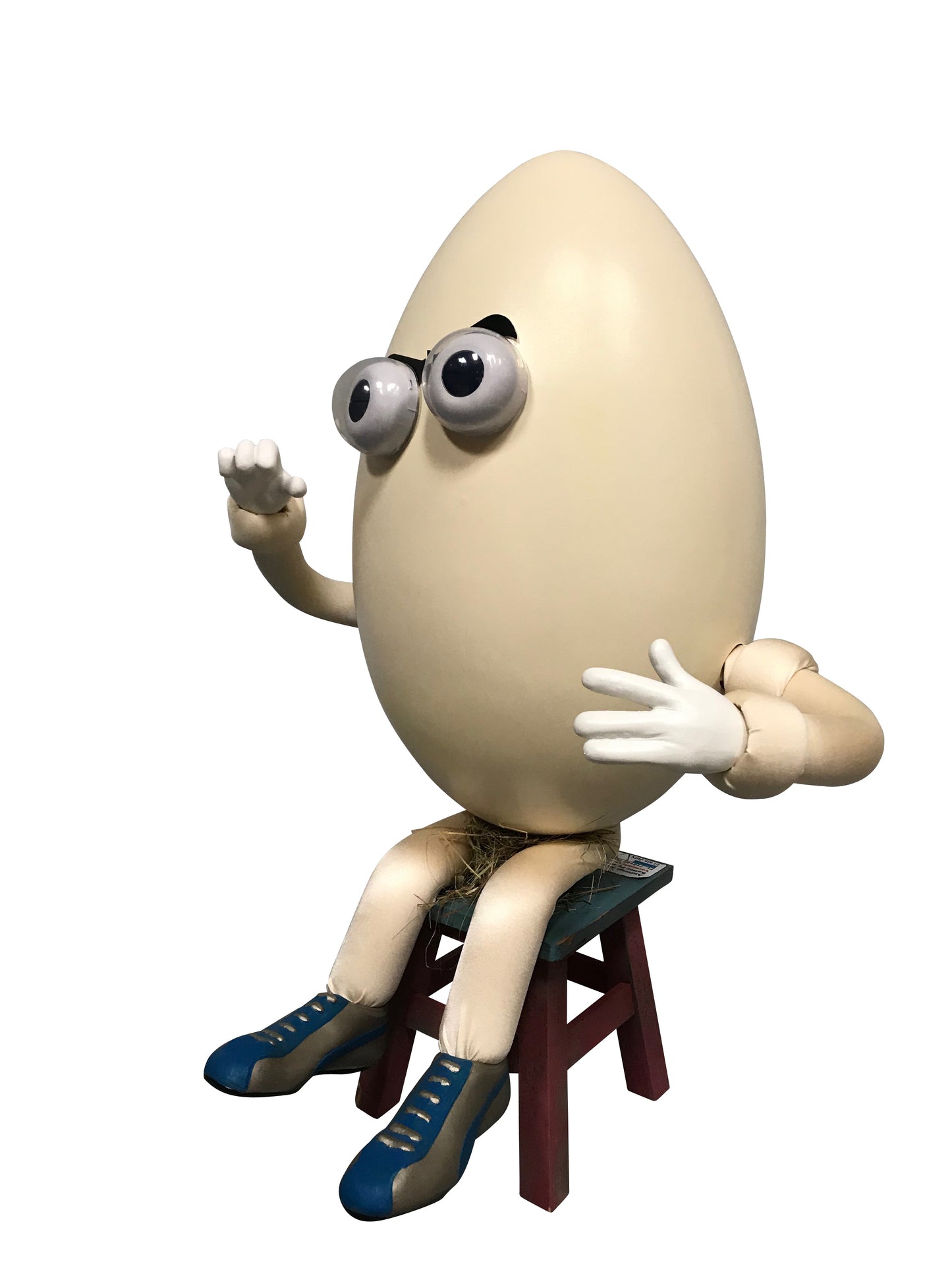 Ei-Osterei auf Hocker