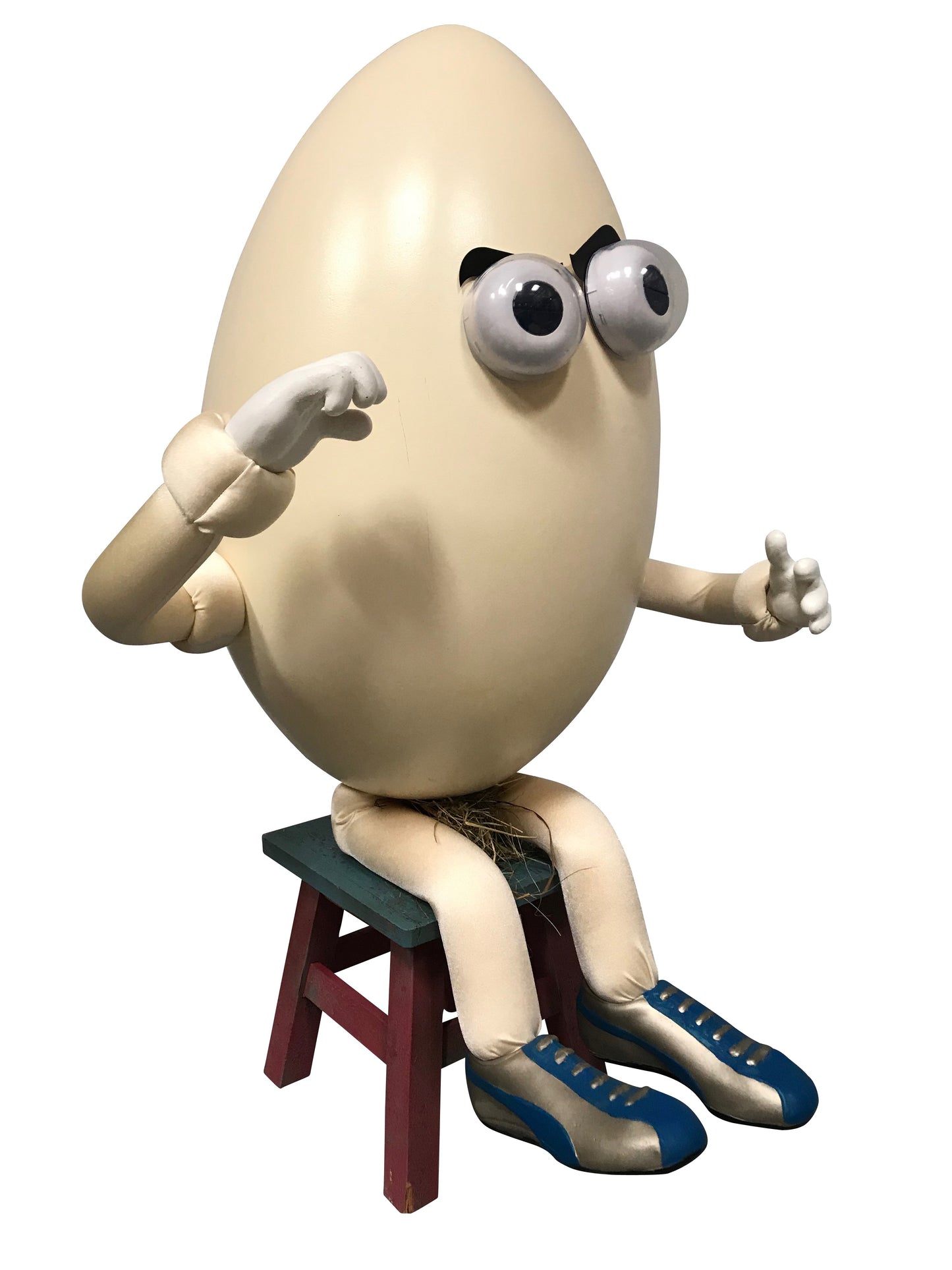 Ei-Osterei auf Hocker