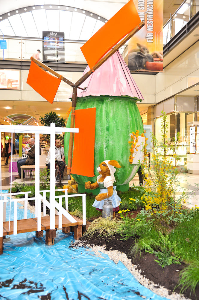 Windmühle für Osterdekorationen