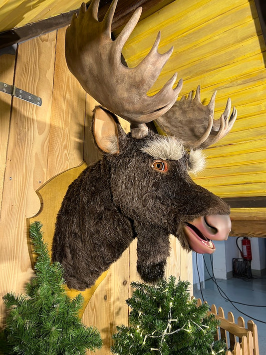 Elchkopf sprechend als Animationsfigur mit 10 Bewegungen