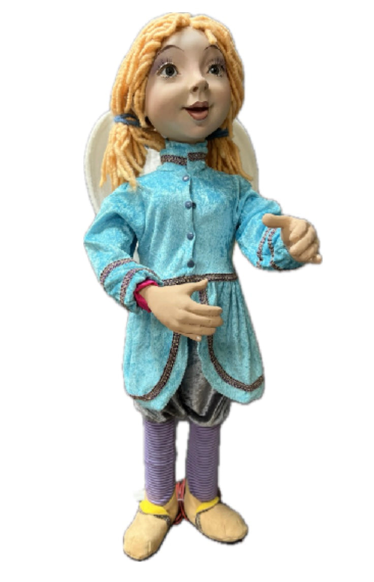 Engel zartblau 100 cm