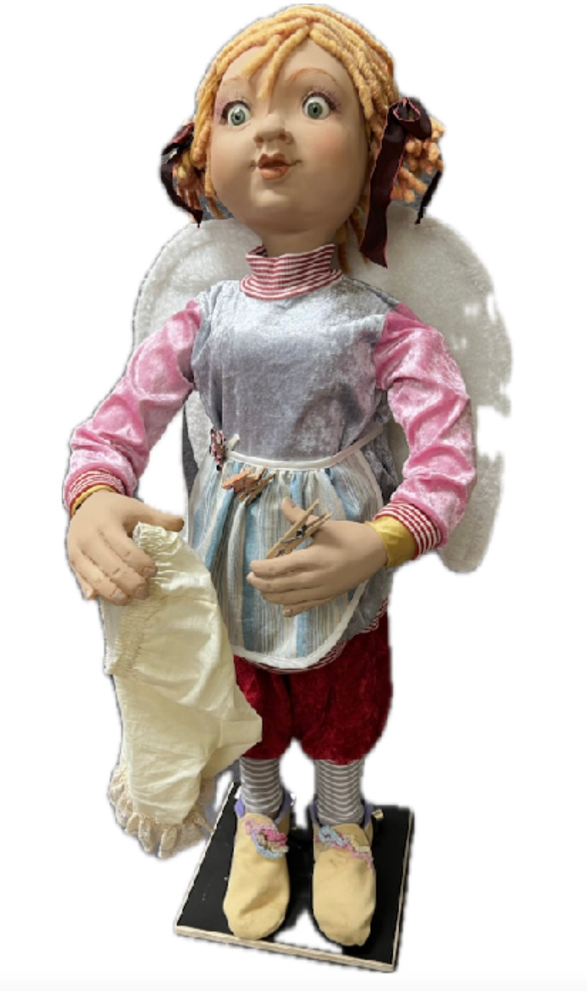 Engel 100 cm mit Wäschestück