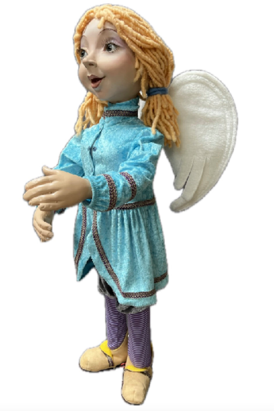 Engel zartblau 100 cm