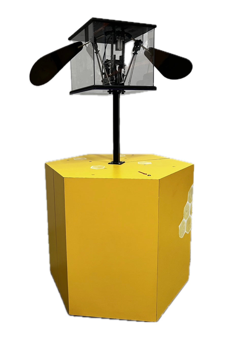 Flügelschlagmechanik ein Element der Bienenausstellung