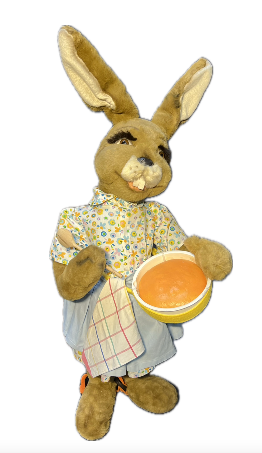 Häsin mit Möhrensuppe