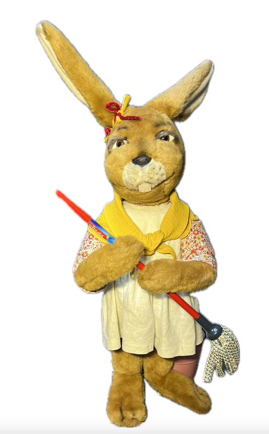 Hase / Häsin mit Wischmob