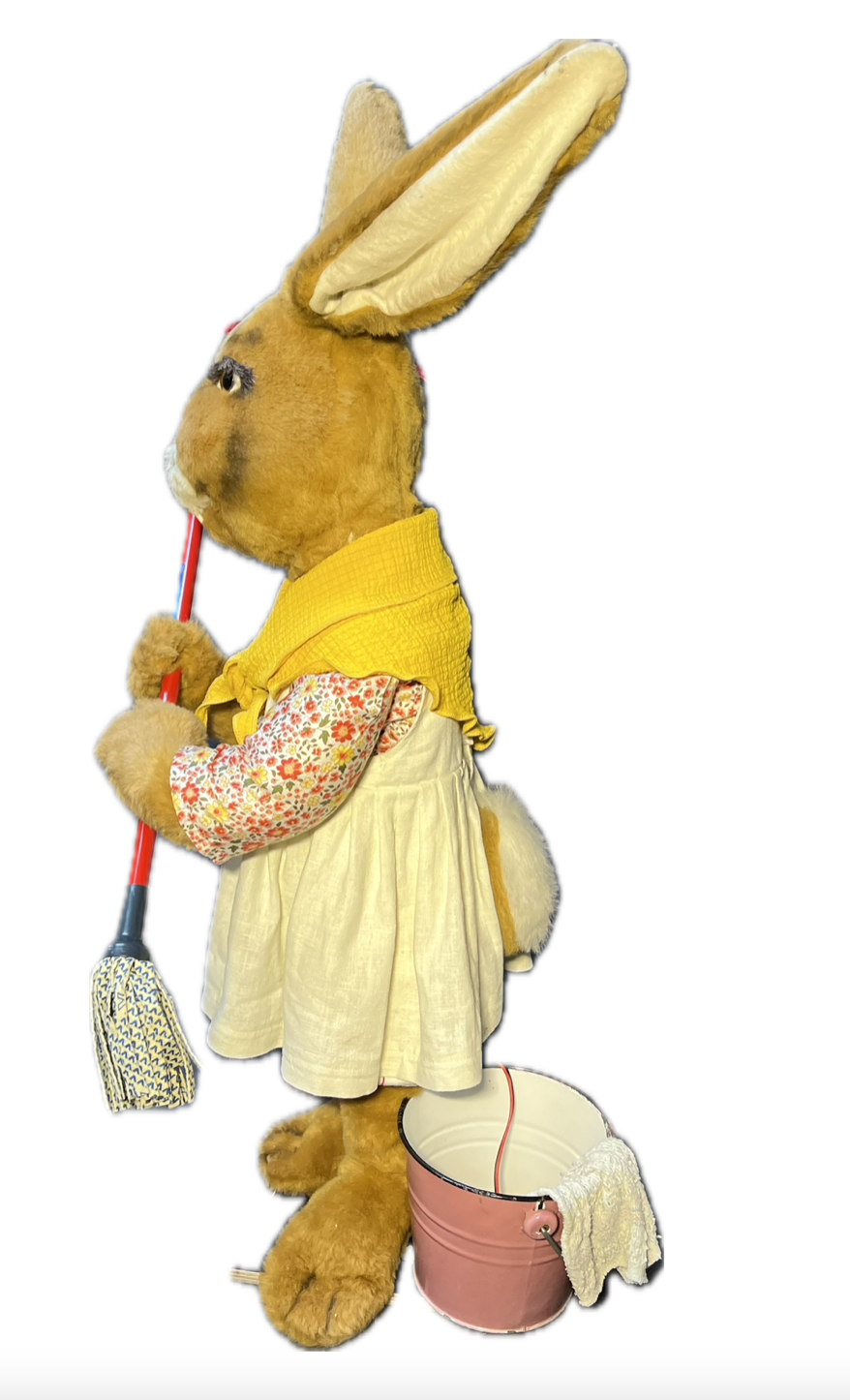 Hase / Häsin mit Wischmob