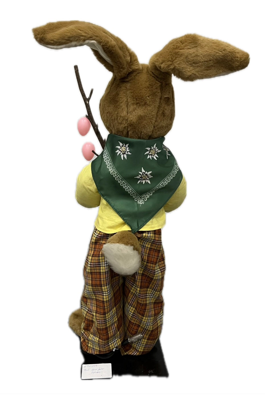 Hase mit Stöckchen und Eiern