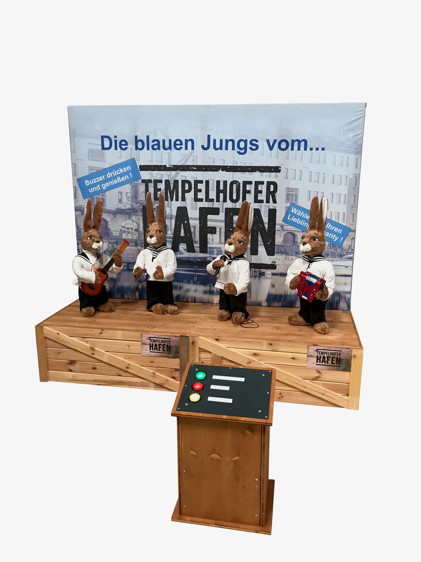 Singende musizierende Hasen "Chanty Hasen"