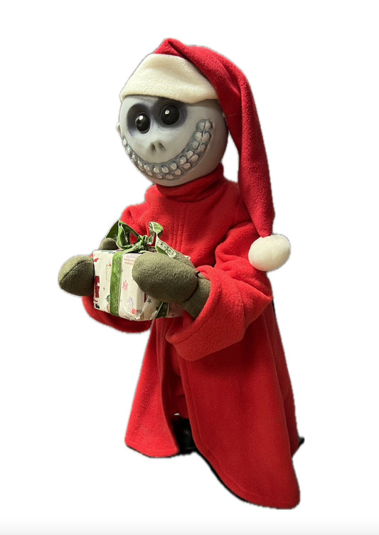 Der grinsende Jack mit Geschenk