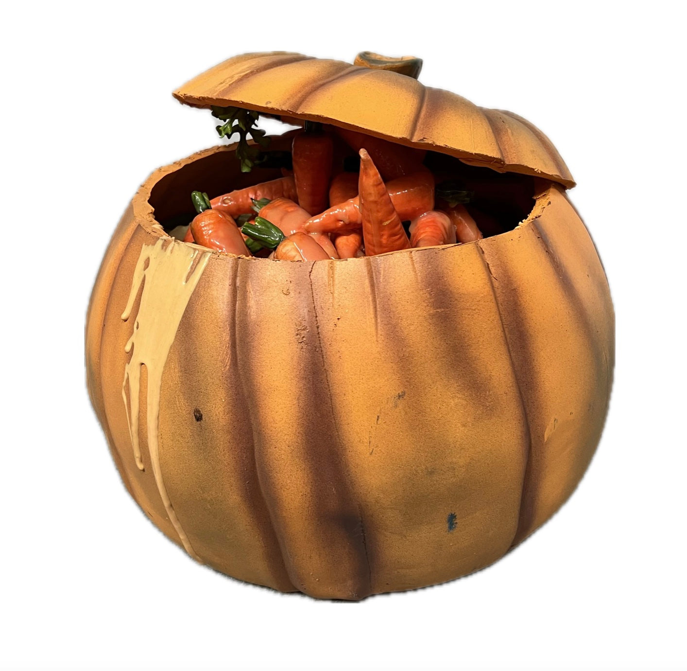 Kürbis mit Möhrensuppe