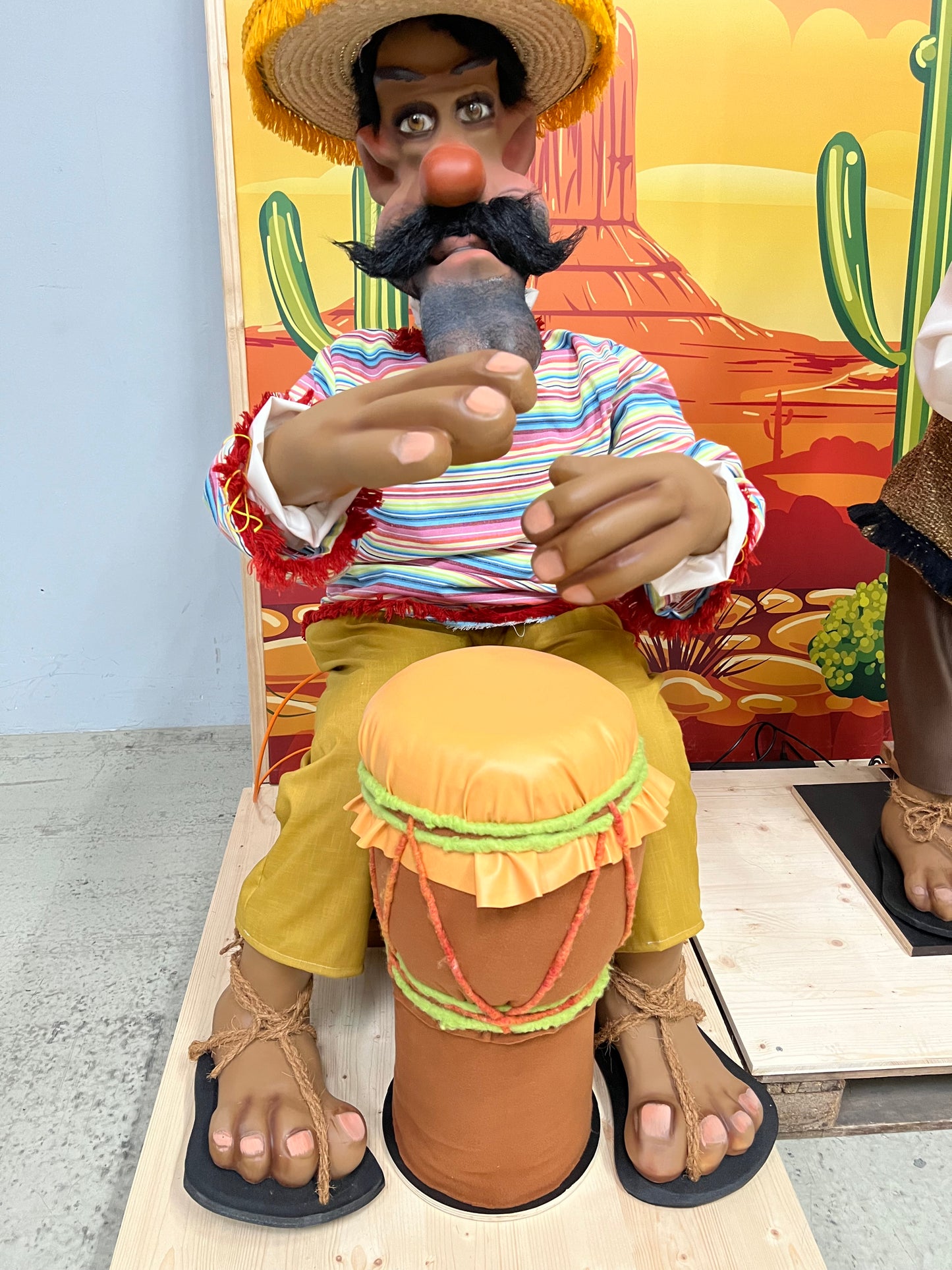 Musiker-Mexikaner-Trommler