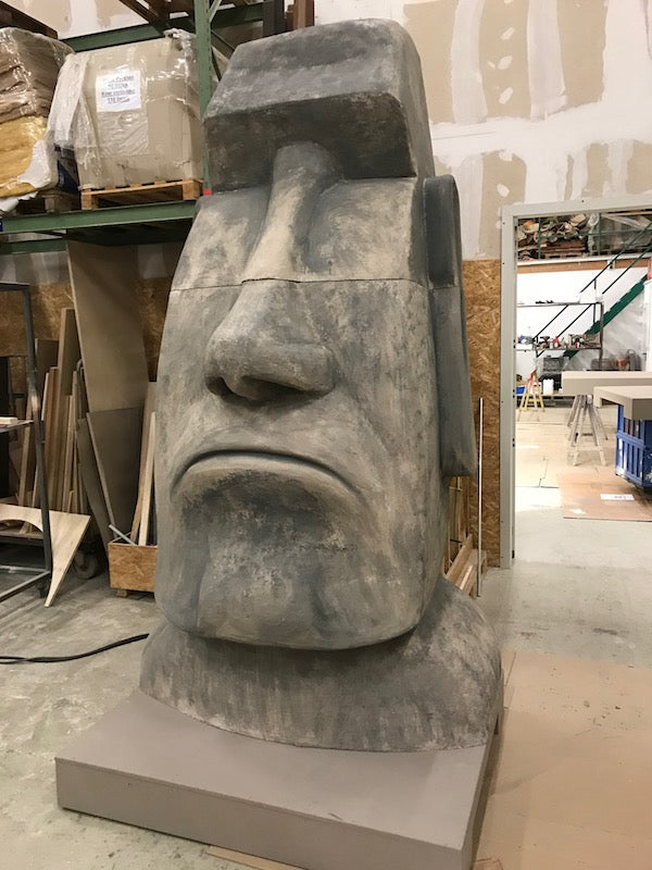 Moai Figur Osterinsel Kopf Skulptur 300 cm (Rapa Nui5)