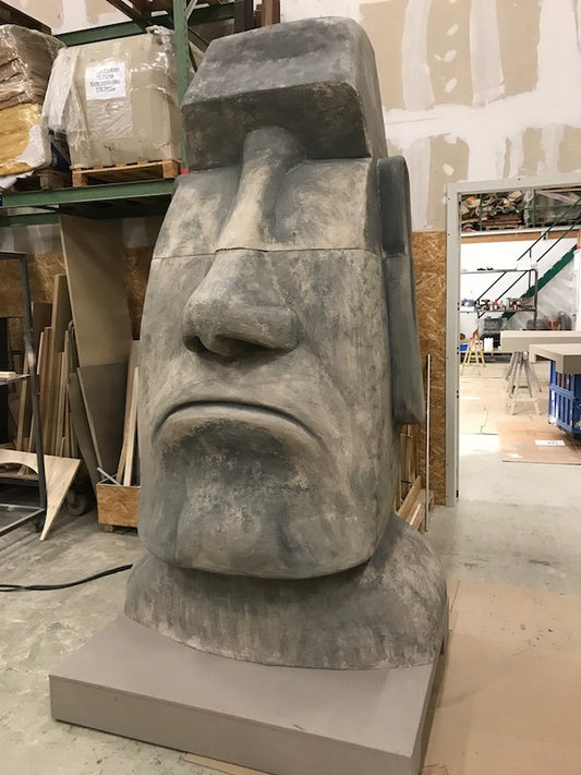 Moai Figur Osterinsel Kopf Skulptur 300 cm (Rapa Nui5)