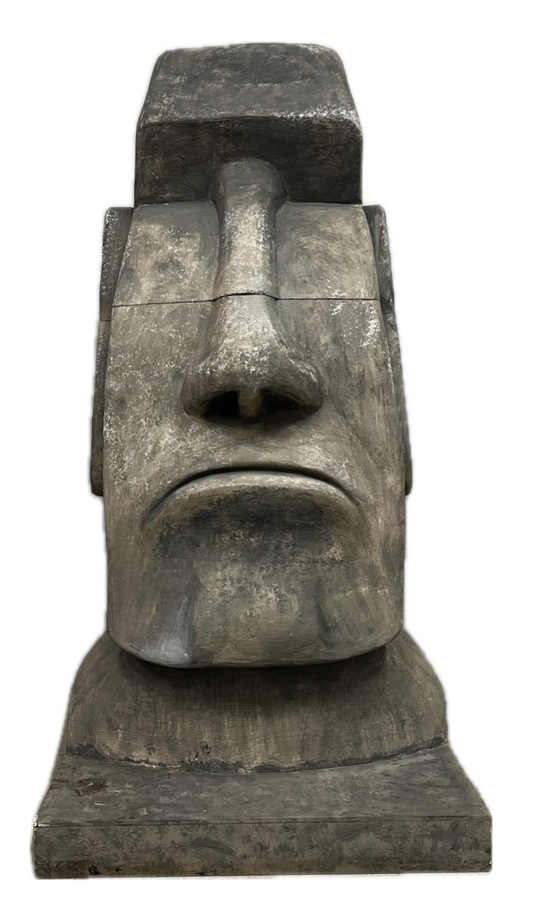 Moai Figur Osterinsel Kopf Skulptur 290 cm (Rapa Nui5)-Unikat