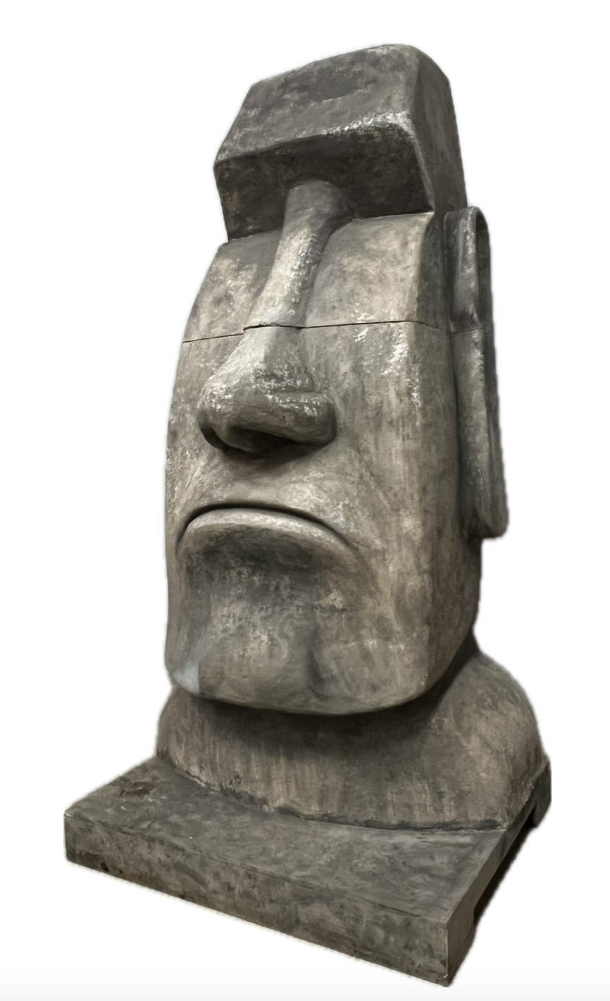 Moai Figur Osterinsel Kopf Skulptur 290 cm (Rapa Nui5)-Unikat