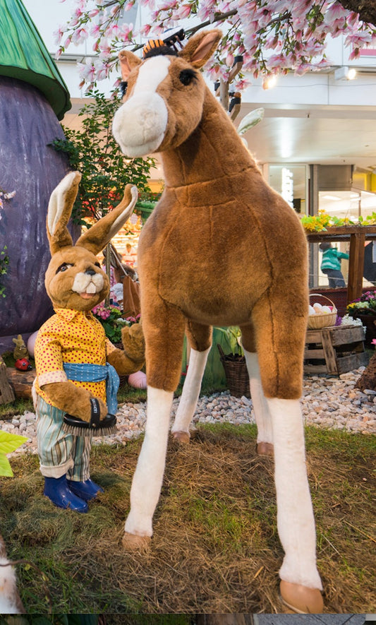 Ostern auf dem Bauernhof Szene - Pferdebox