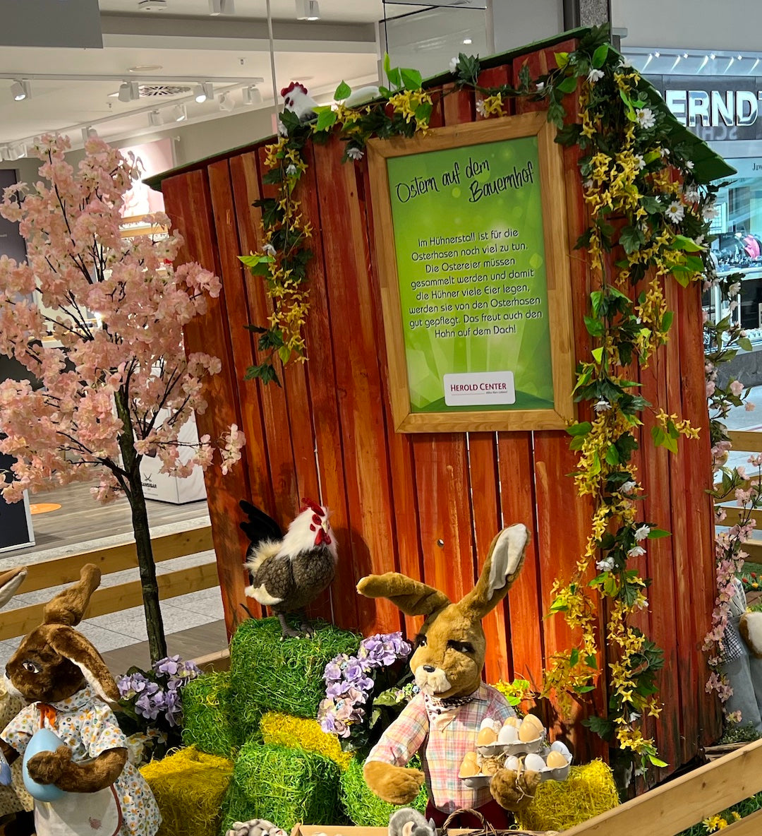 Ostern auf dem Bauernhof - Szene Schweinestall