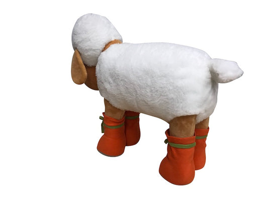 Schaf auf 4 Beinen stehend im Comic Style