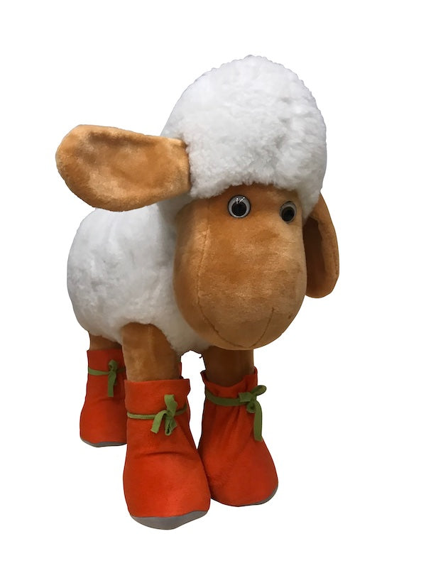 Schaf auf 4 Beinen stehend im Comic Style