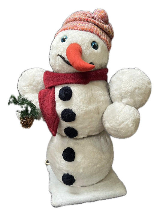 Kuno der Schneemann mit Pudelmütze