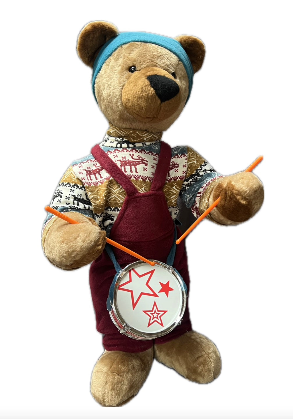 Teddybär mit Trommel